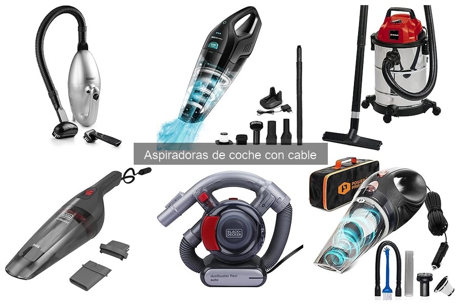 ¿Qué es una aspiradora de coche con cable? Guía completa