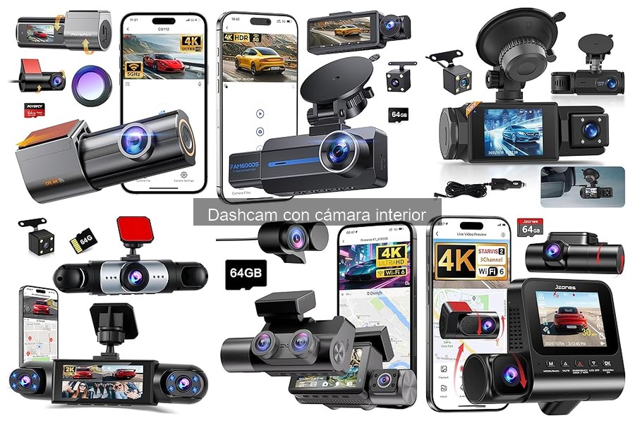 ¿Qué es una dashcam con cámara interior? Características y usos