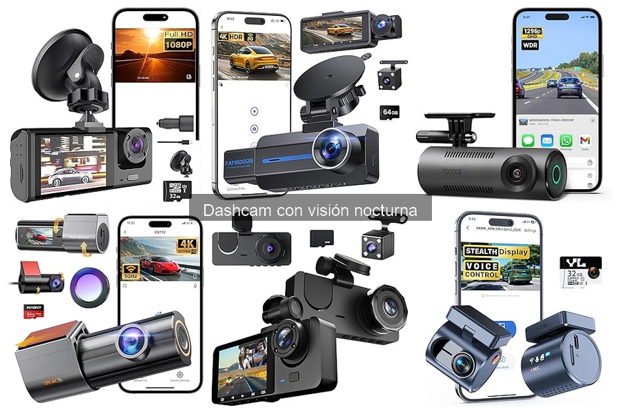 ¿Qué es una dashcam con visión nocturna? Características y más