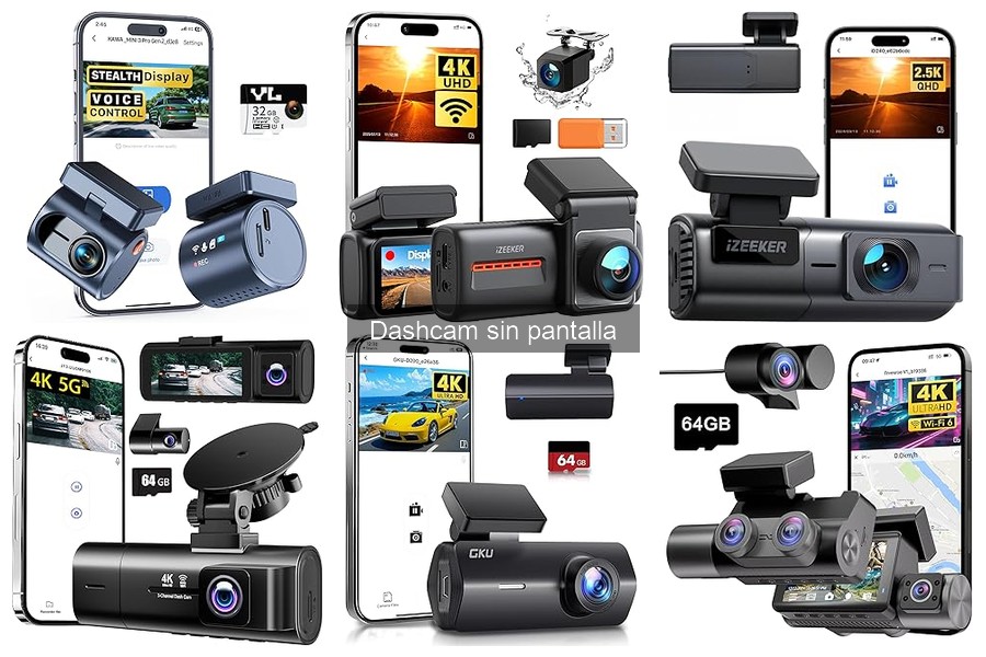 ¿Qué es una dashcam sin pantalla? Características y ventajas