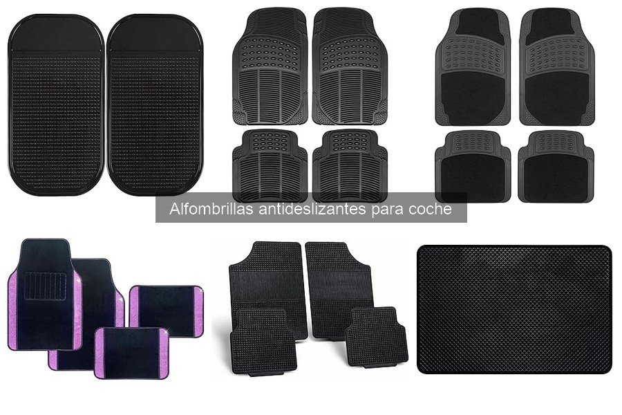 ¿Qué son las alfombrillas antideslizantes para coche?
