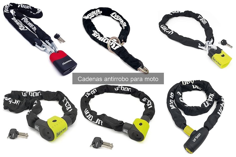 ¿Qué son las cadenas antirrobo para moto? Guía completa