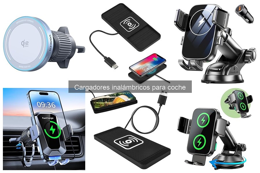¿Qué son los cargadores inalámbricos para coche?
