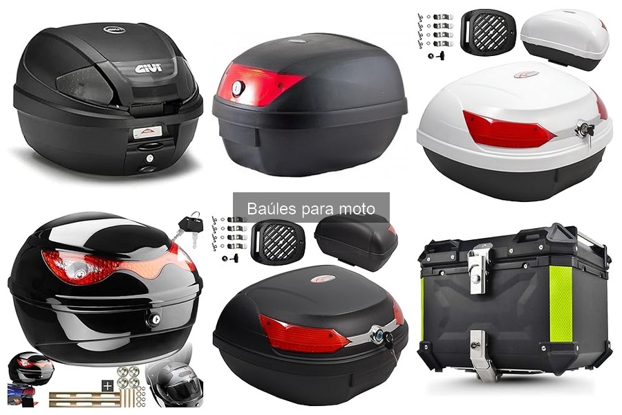 Requisitos legales para usar baúles en motos
