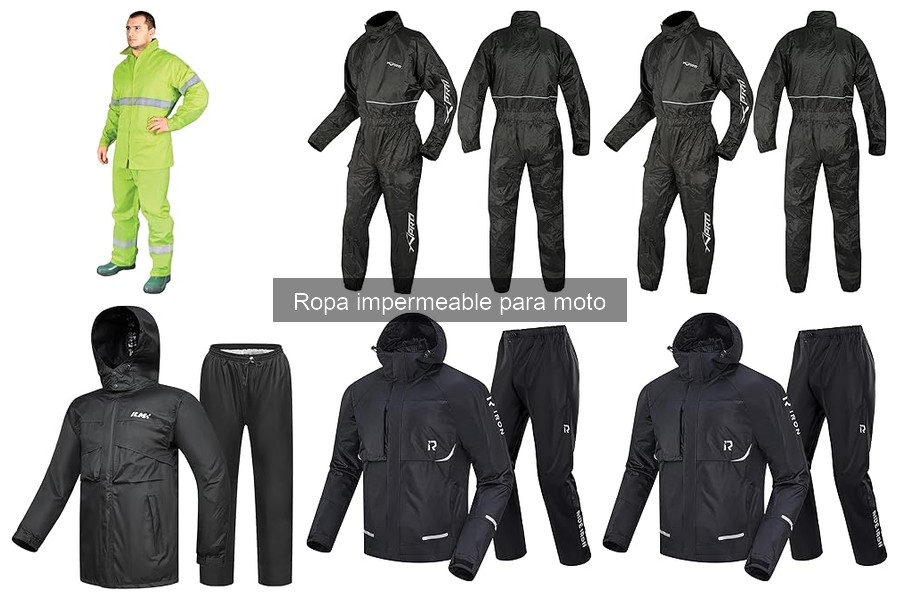 Ropa impermeable para moto de mujer: diferencias y recomendaciones