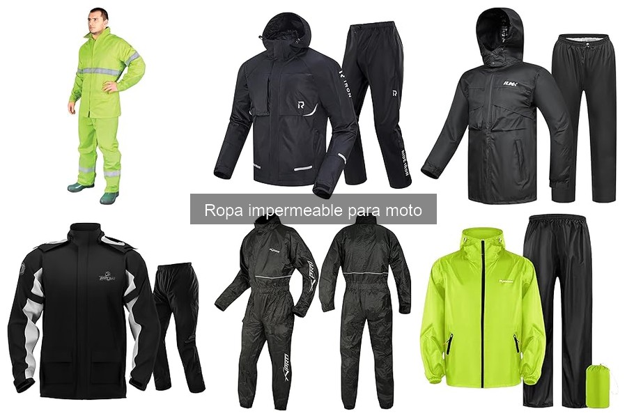 Ropa impermeable para moto según el clima: Guía de elección