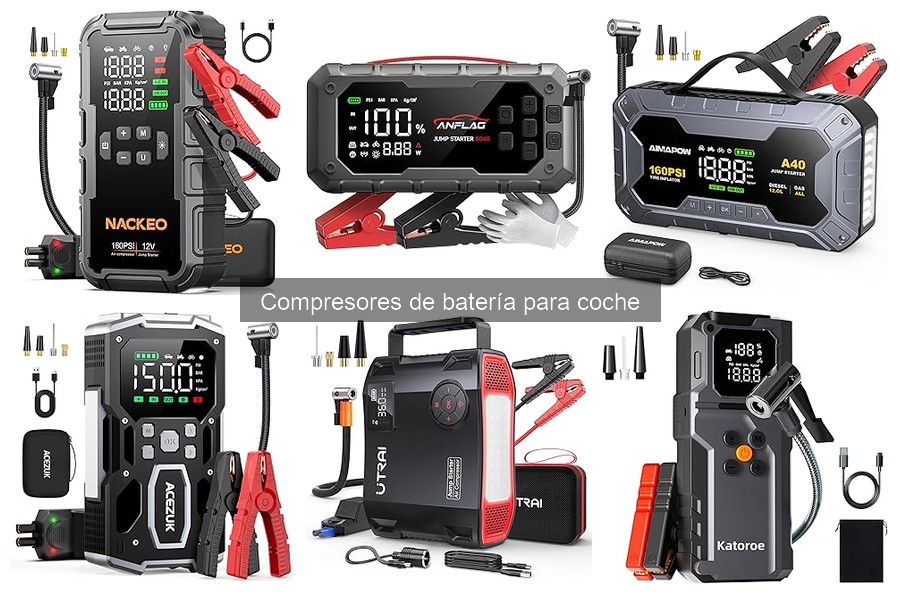 Solucionar problemas comunes con compresores de batería de coche