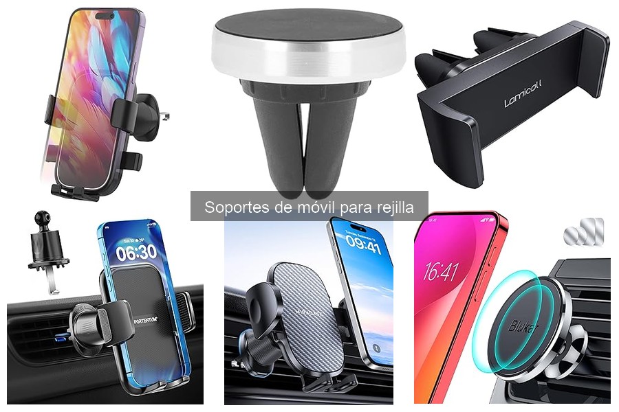 Soportes de móvil para rejilla baratos: dónde comprarlos