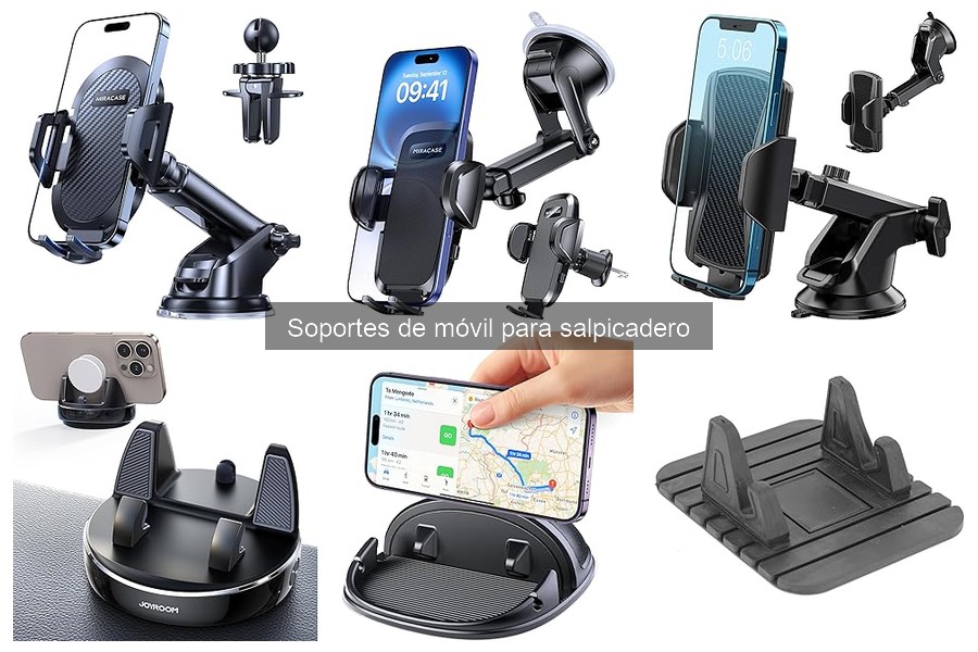 Soportes de móvil para salpicadero: Características y funcionalidad