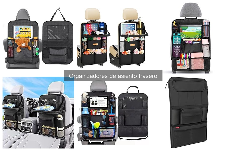 Testimonios de usuarios sobre organizadores de asiento trasero