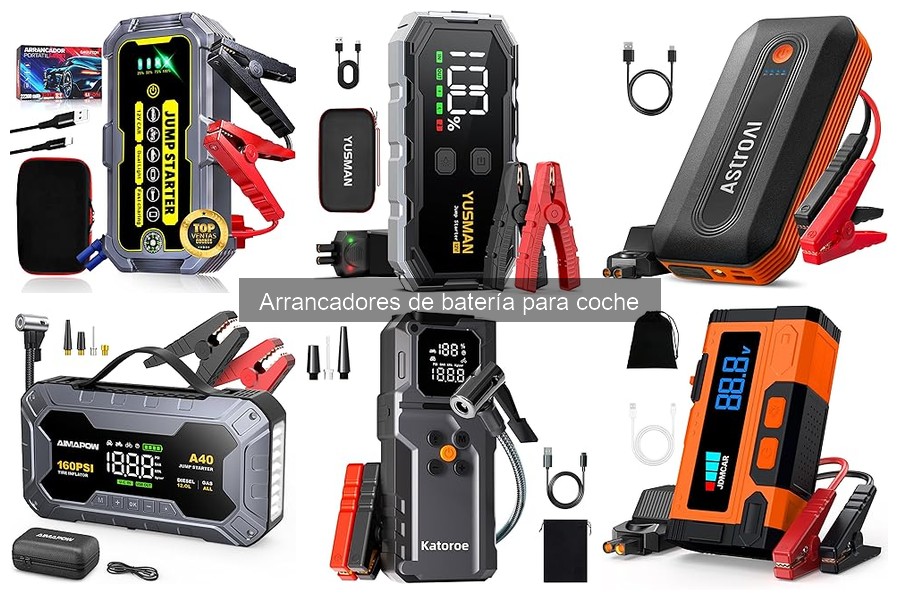 Tipos de arrancadores de batería para coche: ¿Cuál elegir?