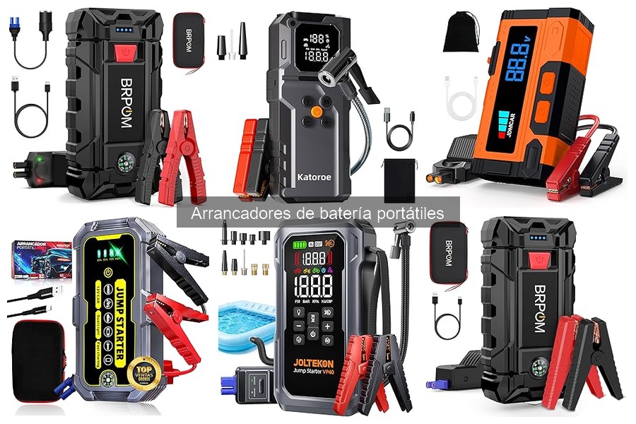 Tipos de arrancadores de batería portátiles: guía completa