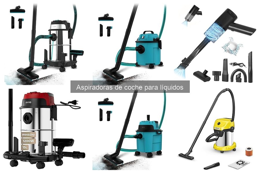 Tipos de Aspiradoras de Coche para Líquidos: Guía Completa