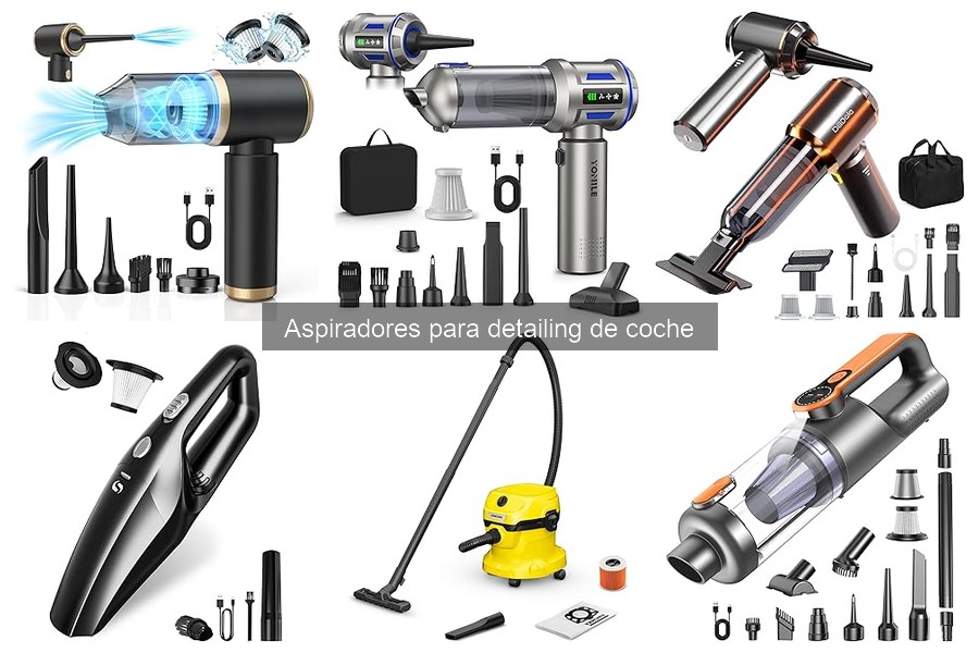 Tipos de Aspiradores para Detailing de Coche: Guía Completa