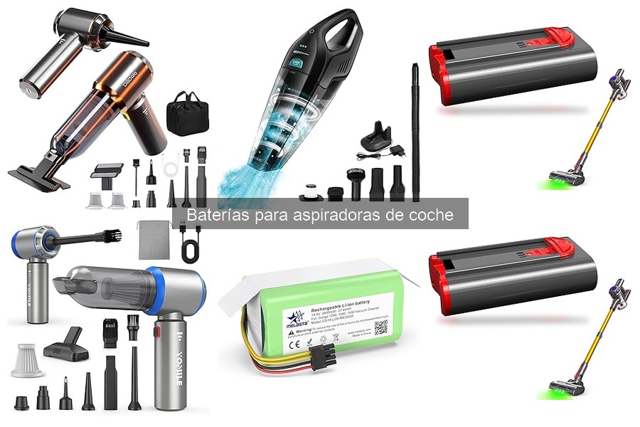 Tipos de Baterías para Aspiradoras de Coche: Guía Completa