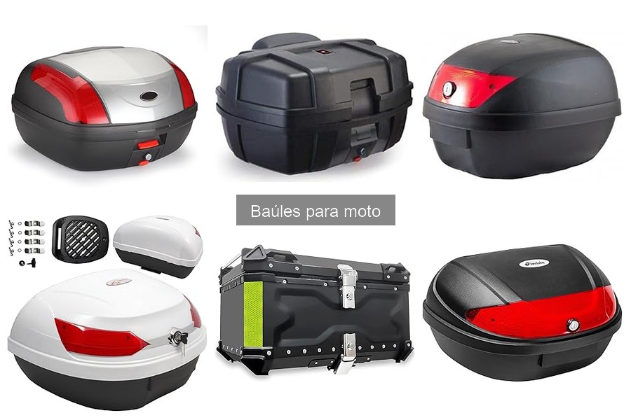 Tipos de baúles para moto: ventajas y desventajas