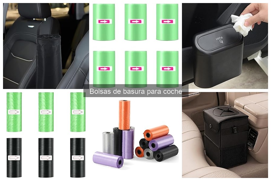 Tipos de bolsas de basura para coche: guía completa
