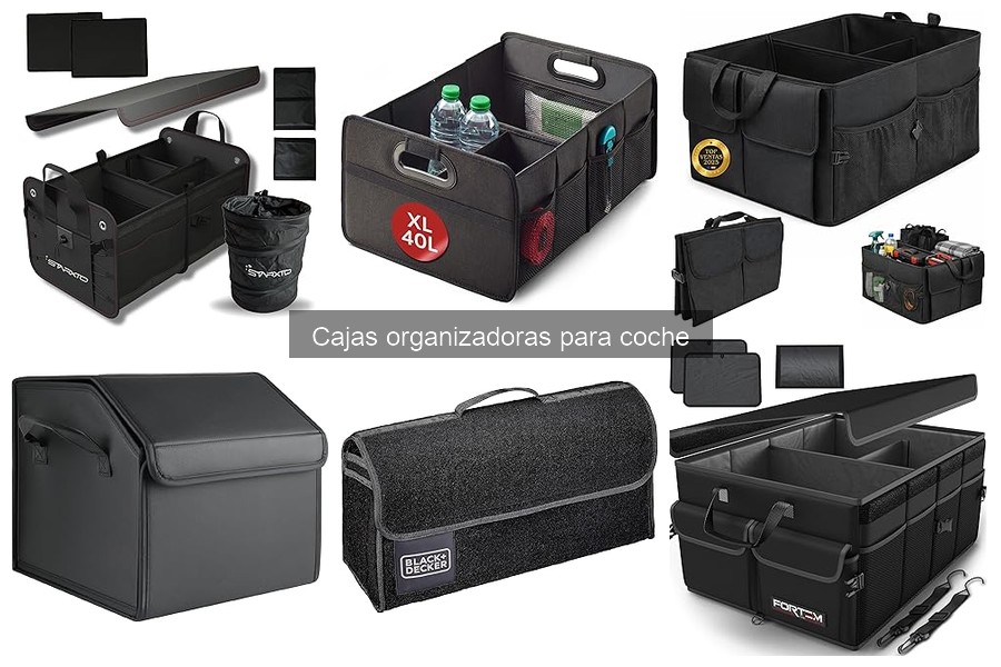 Tipos de cajas organizadoras para coche: Encuentra la ideal