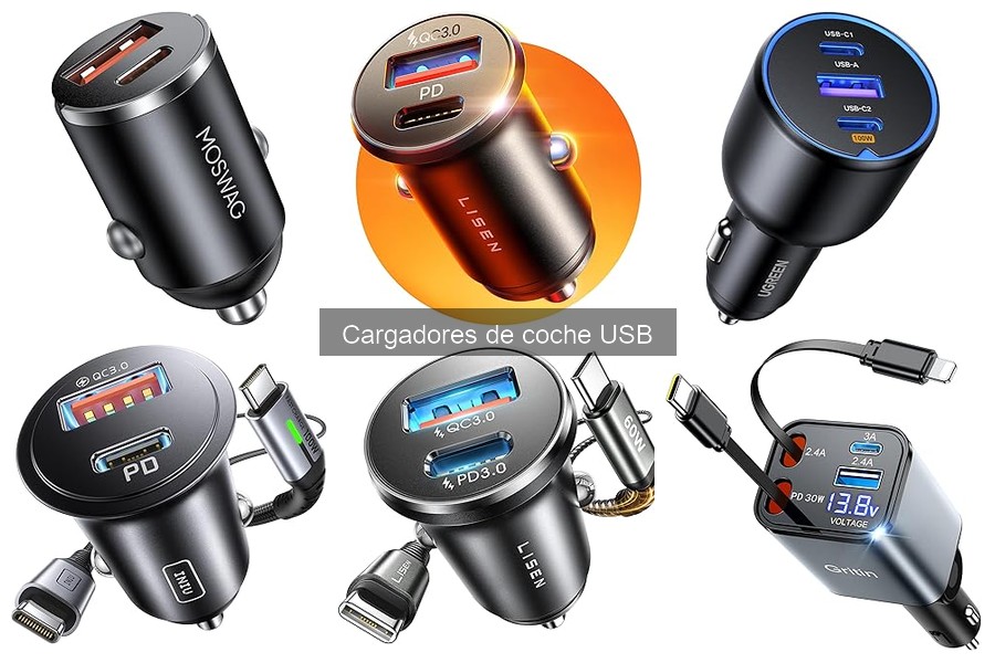 Tipos de cargadores de coche USB: características y detalles
