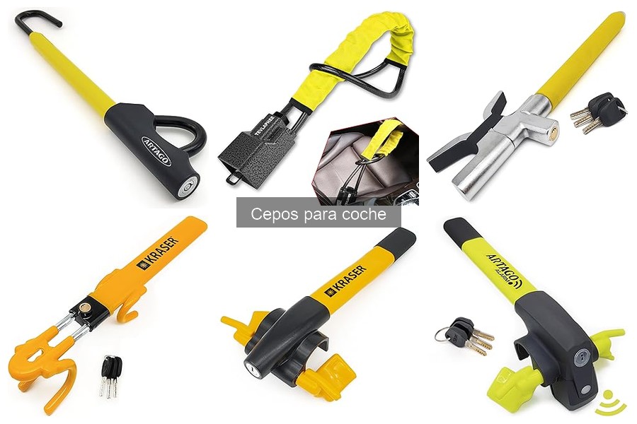 Tipos de cepos para coche: características y recomendaciones