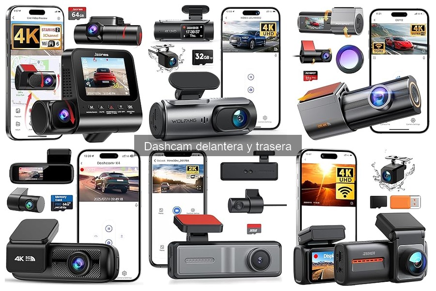 Tipos de Dashcams delantera y trasera: ¿Cuál elegir?
