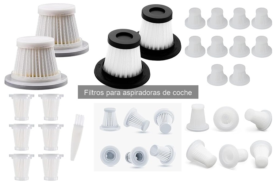 Tipos de filtros para aspiradoras de coche: guía completa