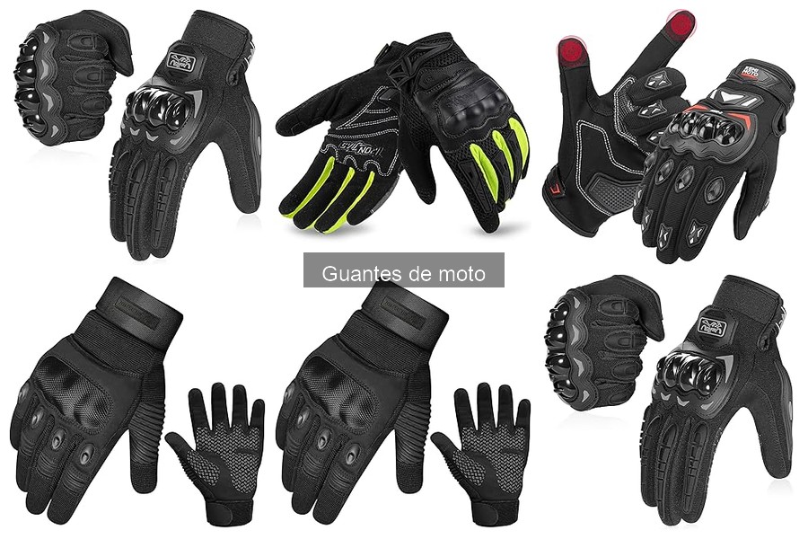 Tipos de guantes de moto: materiales, estilos y usos