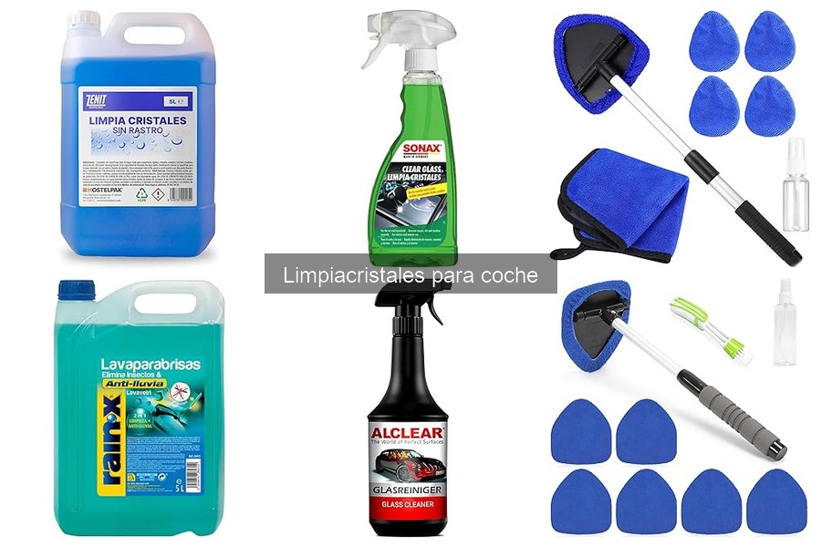 Tipos de limpiacristales para coche y sus características