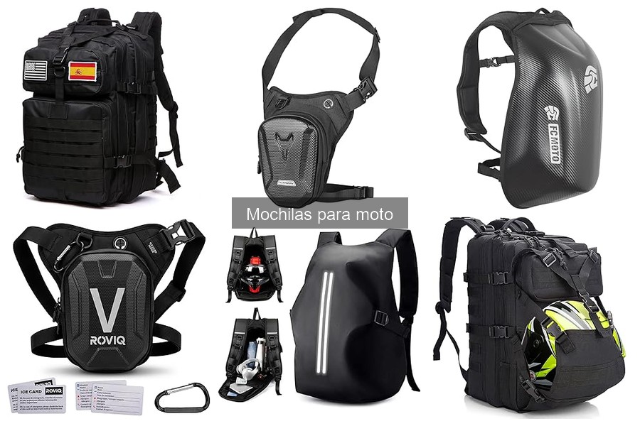 Tipos de mochilas para moto: guía completa y características
