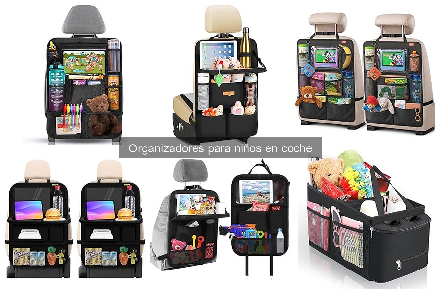 Tipos de organizadores para niños en coche: guía completa