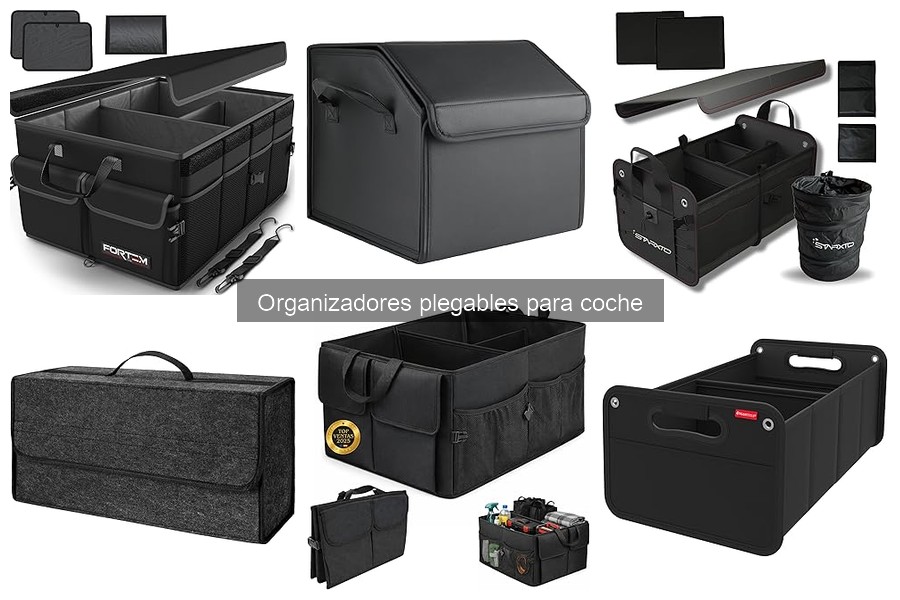 Tipos de organizadores plegables para coche: guía completa
