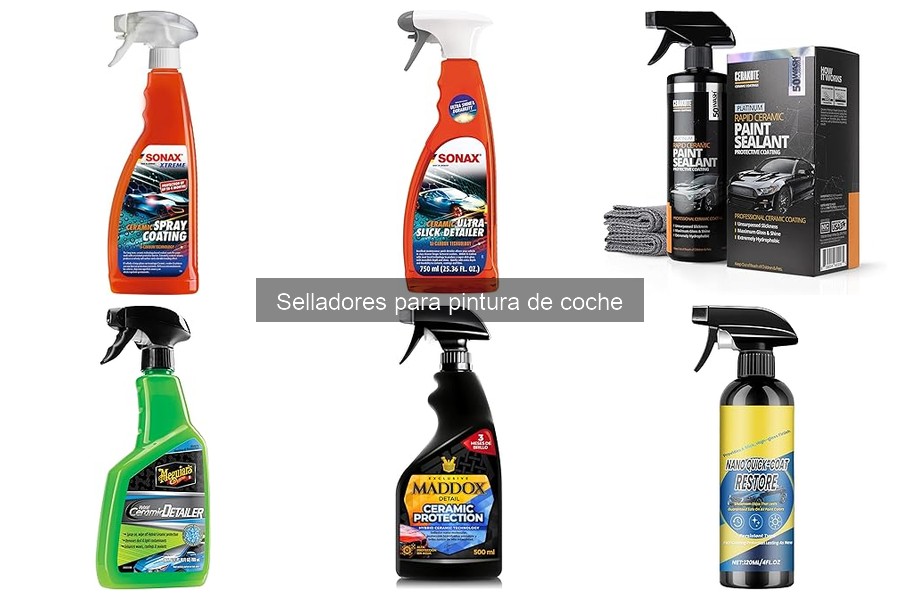 Tipos de selladores para pintura de coche: ¿cuál elegir?