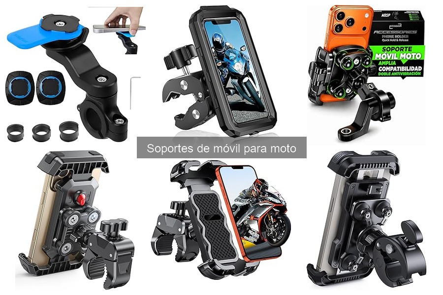 Tipos de soportes de móvil para moto: guía completa