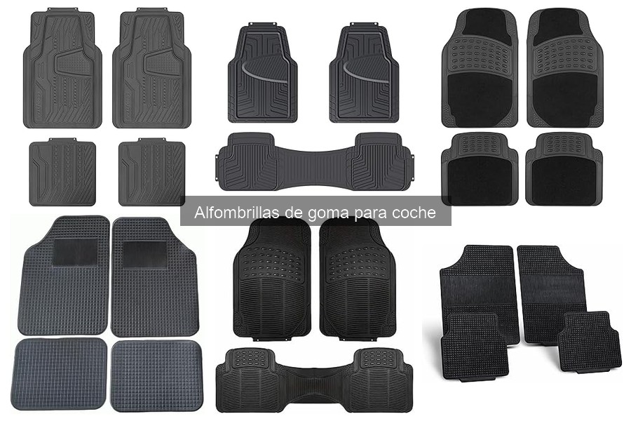 Todo sobre alfombrillas de goma para coche: beneficios y características