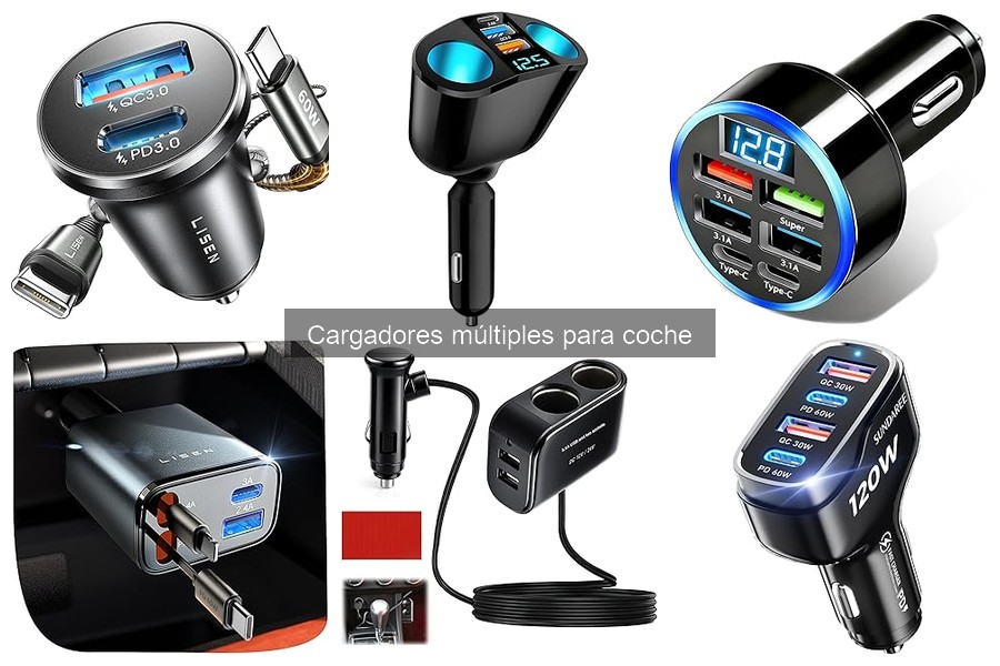 Ventajas de un cargador múltiple para coche: ¡Descúbrelas!
