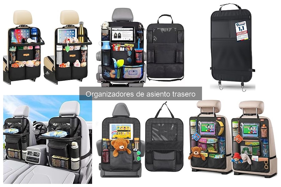 Ventajas de usar un organizador de asiento trasero para tu coche