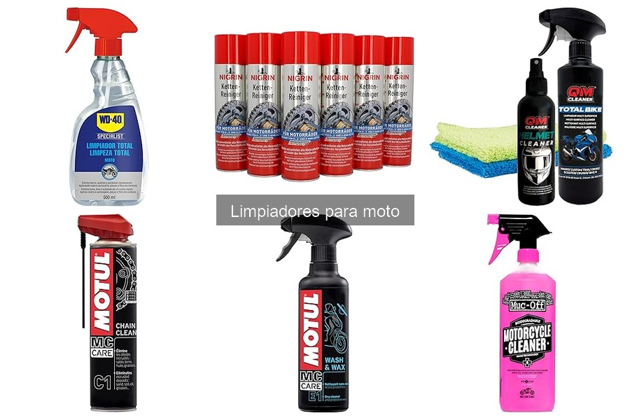 Ventajas y desventajas de limpiadores para motos en spray