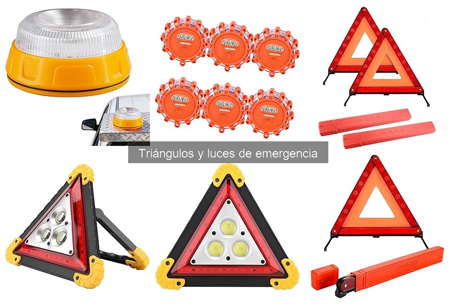 Ventajas y desventajas de luces de emergencia vs triángulos